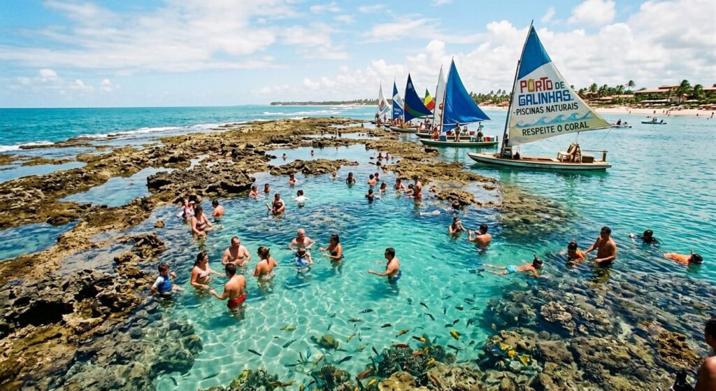 As piscinas naturais de Porto de Galinhas: o fenômeno que transformou o destino em um dos mais famosos do Brasil 1 Porto de Galinhas